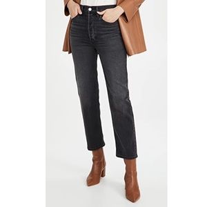 RE/DONE 70s ultra high rise stove pipe jeans